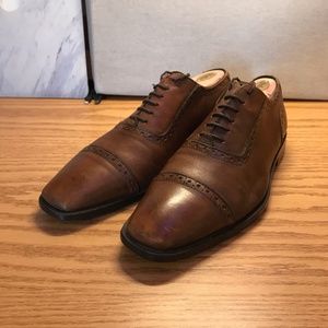 Aston Grey Brown Hunter Oxford shoes